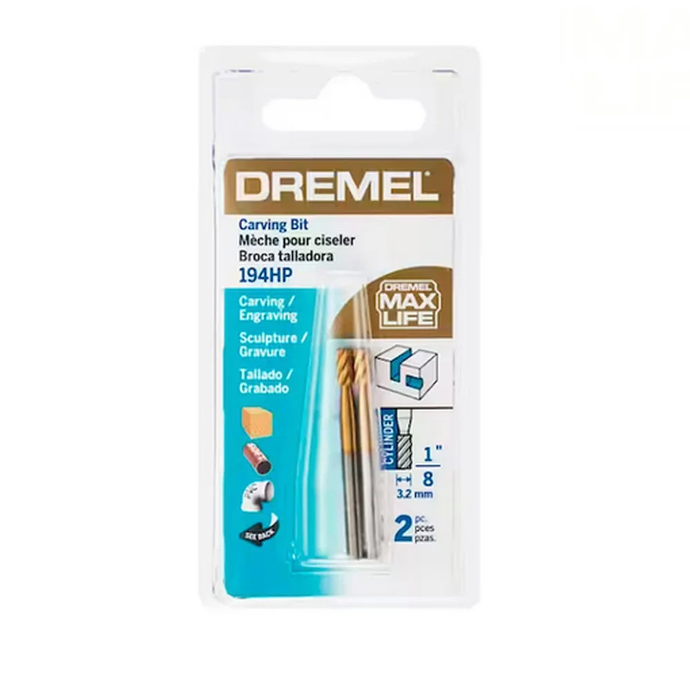 Escareador Paralelo Ponta Quadrada 2pcs Maxlife USO Em Midro Retifica 3,2MM Dremel 194HP