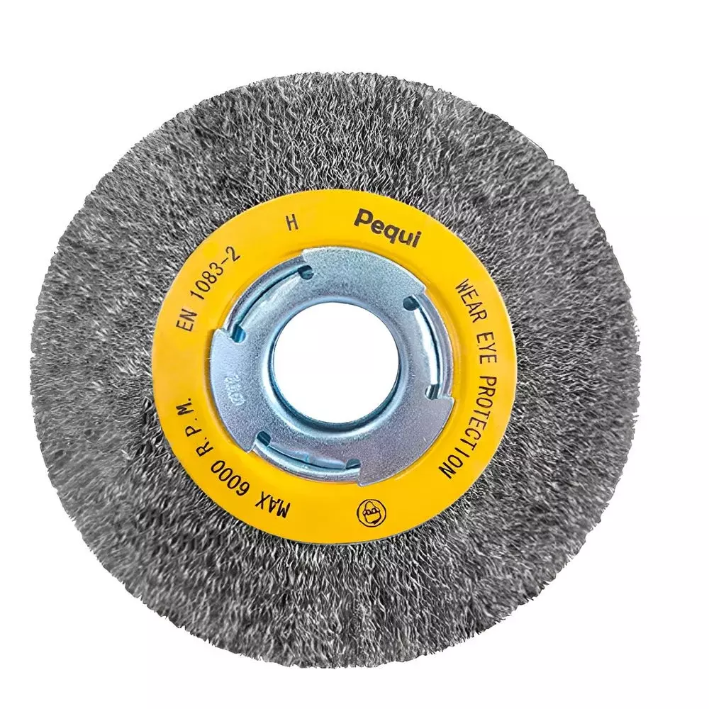 Escova de Aco Carbono Circular FIO 0,30MM 6X1/2" Pequi 544160