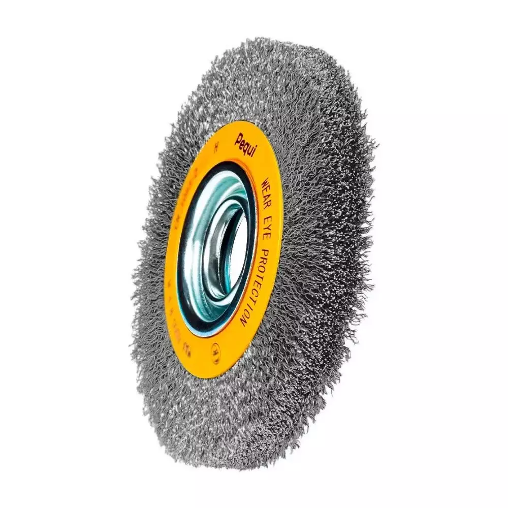 Escova de Aco Carbono Circular FIO 0,40MM 10X1" Pequi 576182