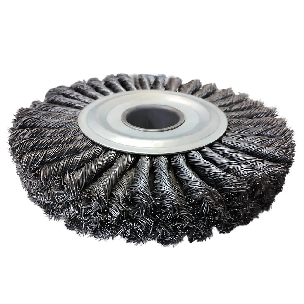 Escova de Aco Carbono Circular Para Frigorifico FIO 0,70MM 10X1.1/2" Inebras 00150