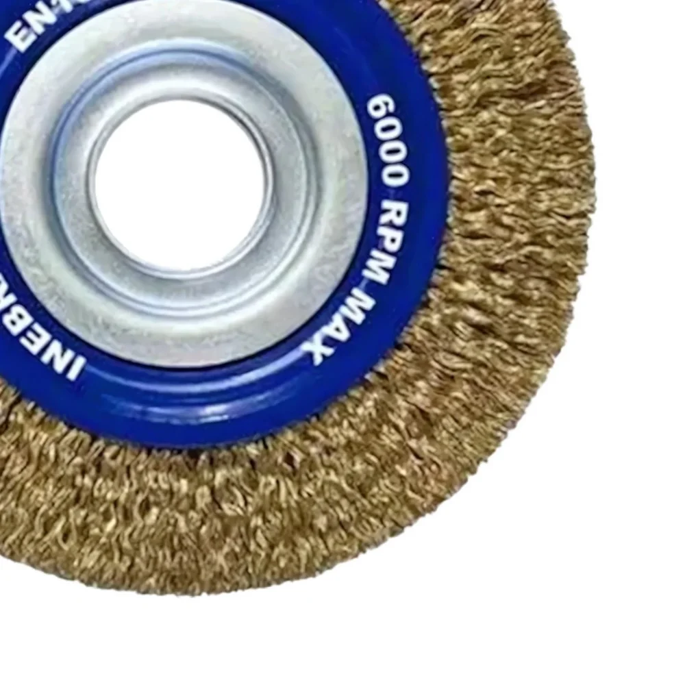 Escova de Aco Carbono Circular Profissional FIO 0,30MM Reducoes 1/2" 5/8" e 3/4" 6X1/2" Inebras 06659