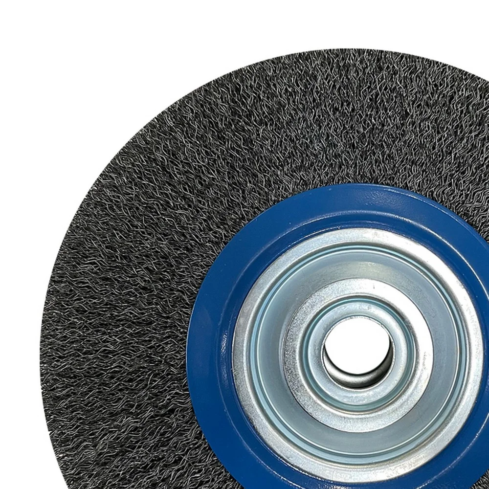 Escova de Aco Carbono Circular Profissional FIO 0,40MM Reducoes 1/2" 5/8" e 3/4" 12X2" Inebras 06664