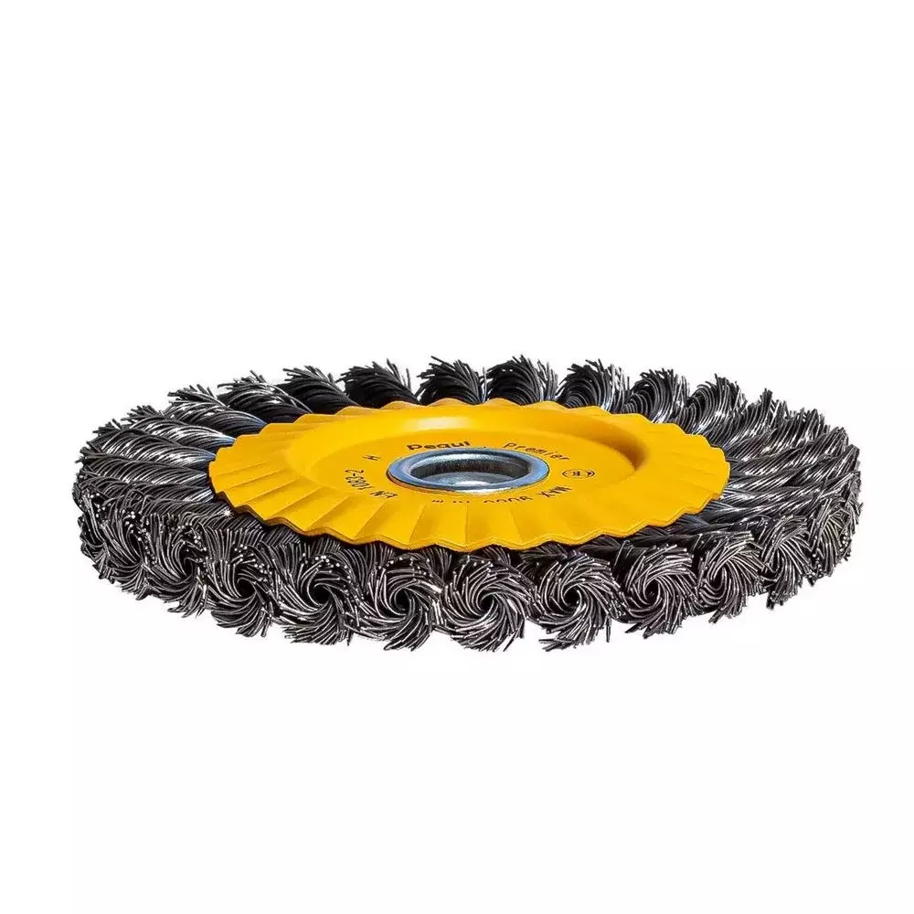 Escova de Aco Carbono Circular Trancada FIO 0,50MM 6X1/2X7/8" Pequi 641151BPS