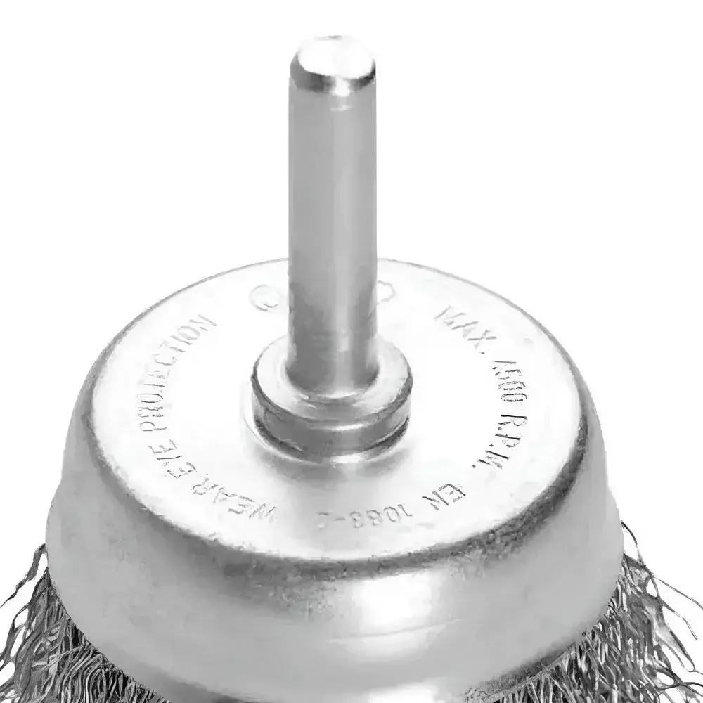Escova de Aco Carbono Copo com Haste FIO 0,30MM 50MM Pequi 600821