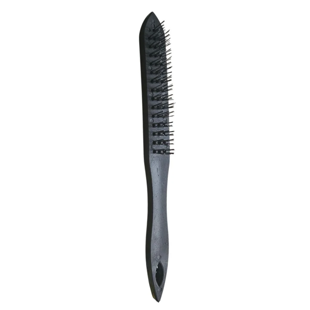 Escova de Aco Carbono Manual Cabo Plastico 16X3 FILEIRAS Thompson 1883