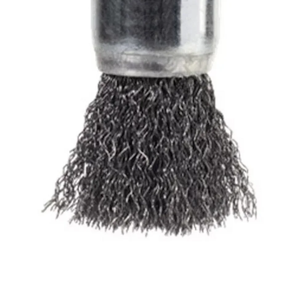 Escova de Aco Carbono Pincel Haste 1/4" FIO 0,30MM 1" Inebras 06724