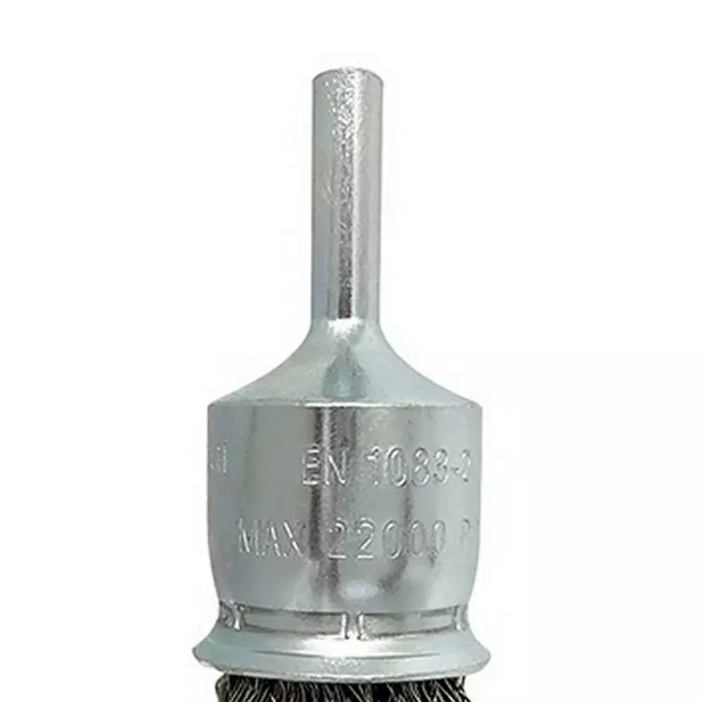Escova de Aco Carbono Pincel Haste 1/4" FIO 0,30MM Alta Rotacao 22000RPM 1" Pequi 509125
