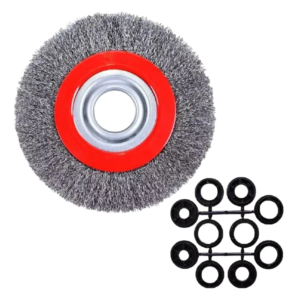 Escova de Aco Circular FIO 0,30MM com Reducoes 1/2" 5/8" 3/4" 7/8" e 1" 6X3/4" Graff 5710002