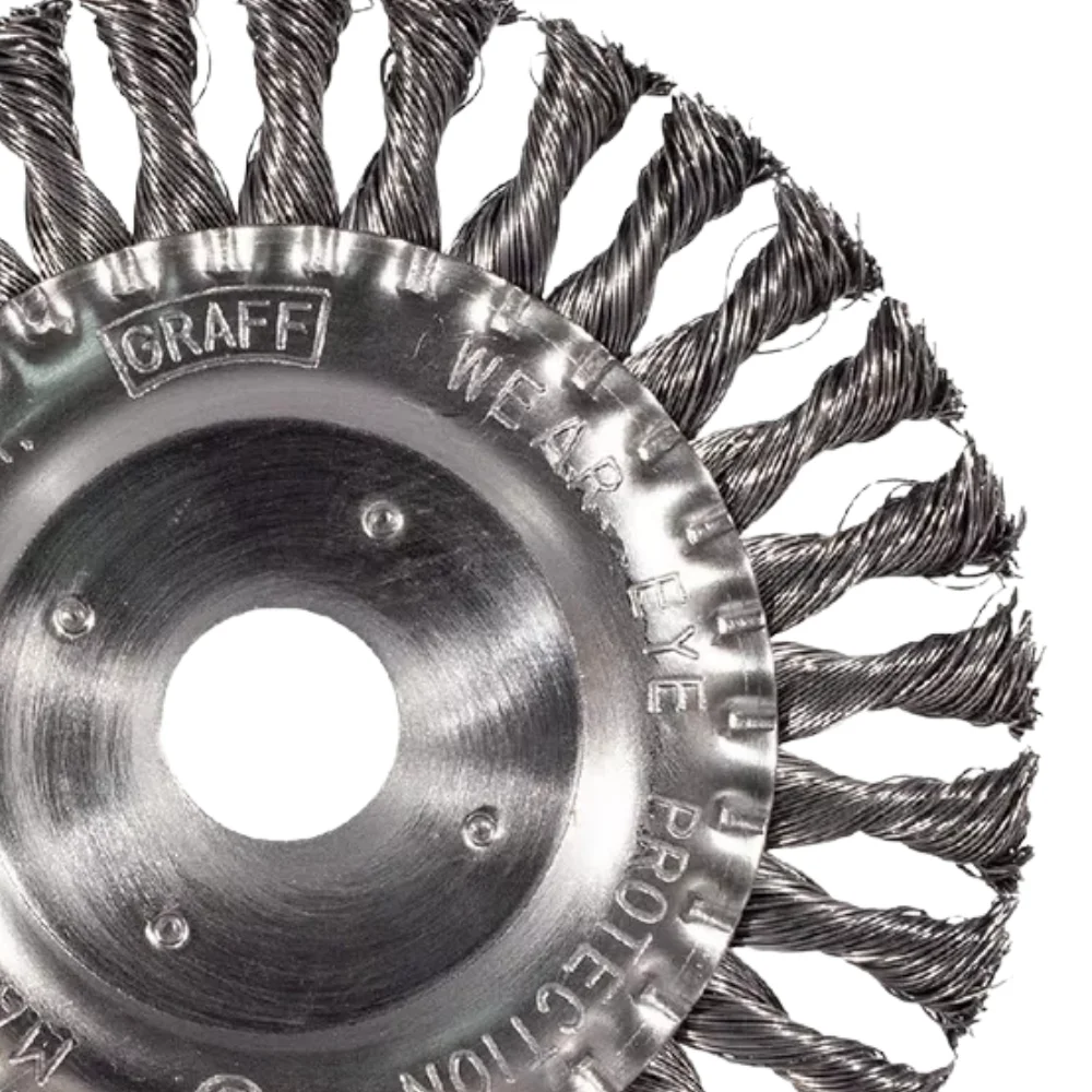 Escova de Aco Circular Trancada Com Reducoes 1/2" 5/8" 6X1/2X7/8" Graff 5710018