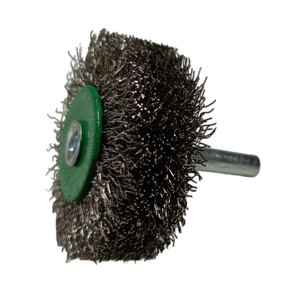 Escova de Aco Inox Circular com Haste FIO 0,20MM 50X16MM Inebras 06697