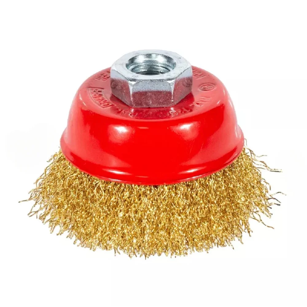 Escova de Aco Latonado Copo FIO 0,30 2.1/2"X14MM Graff 5710014