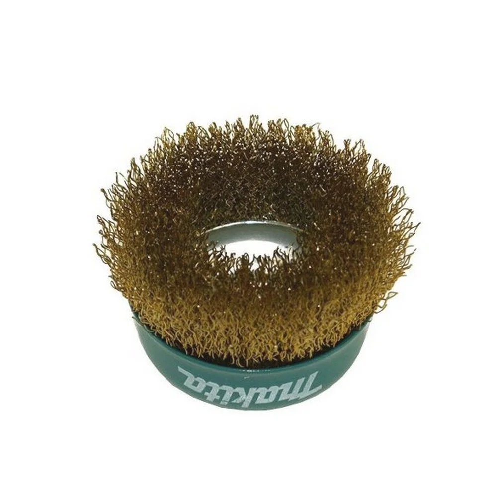 Escova de Aco Latonado Copo FIO 0,30 3"X14MM Makita D-39768
