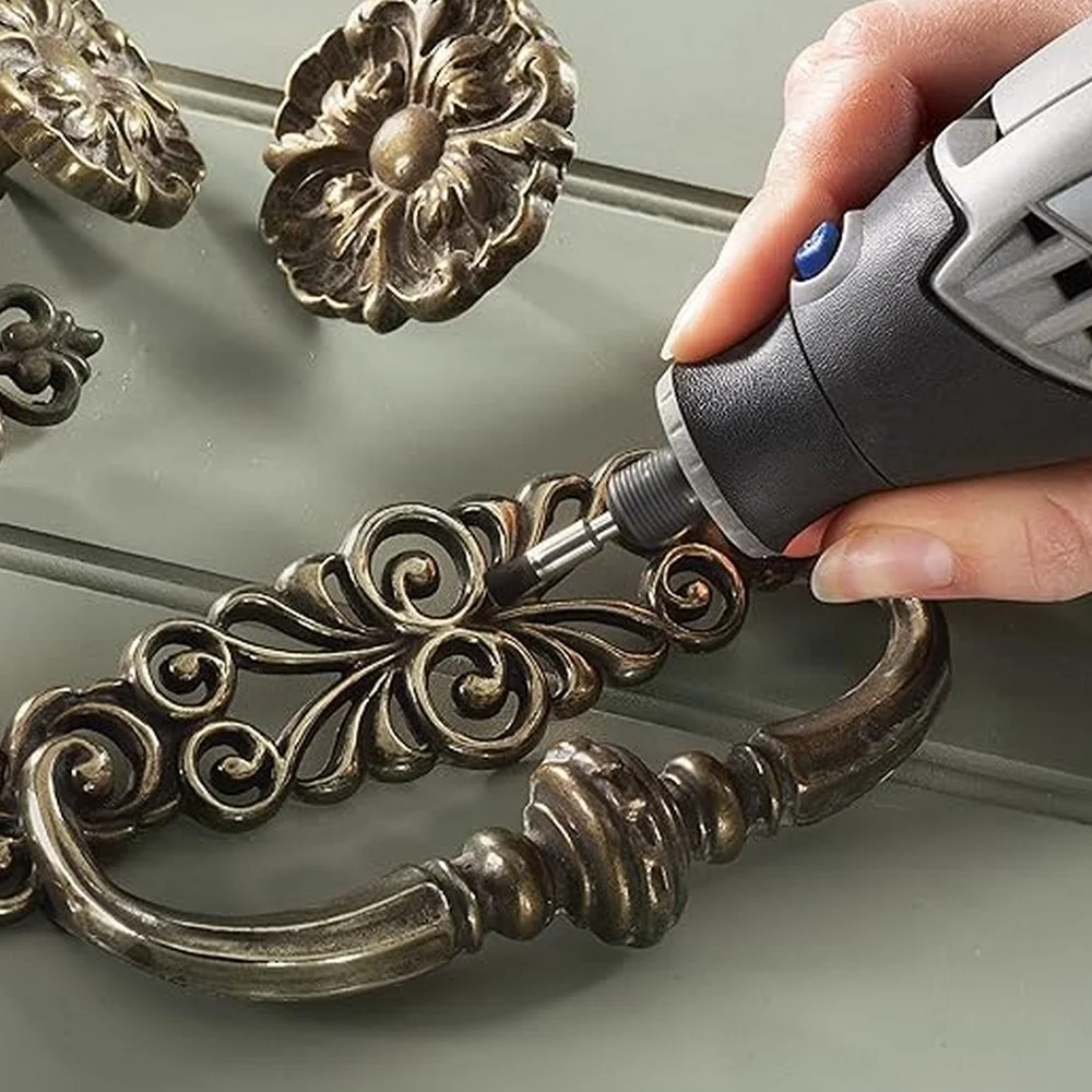 Escova de Pelo Tipo Pincel 2 Pecas Para Micro Retifica 1/8" Dremel 405