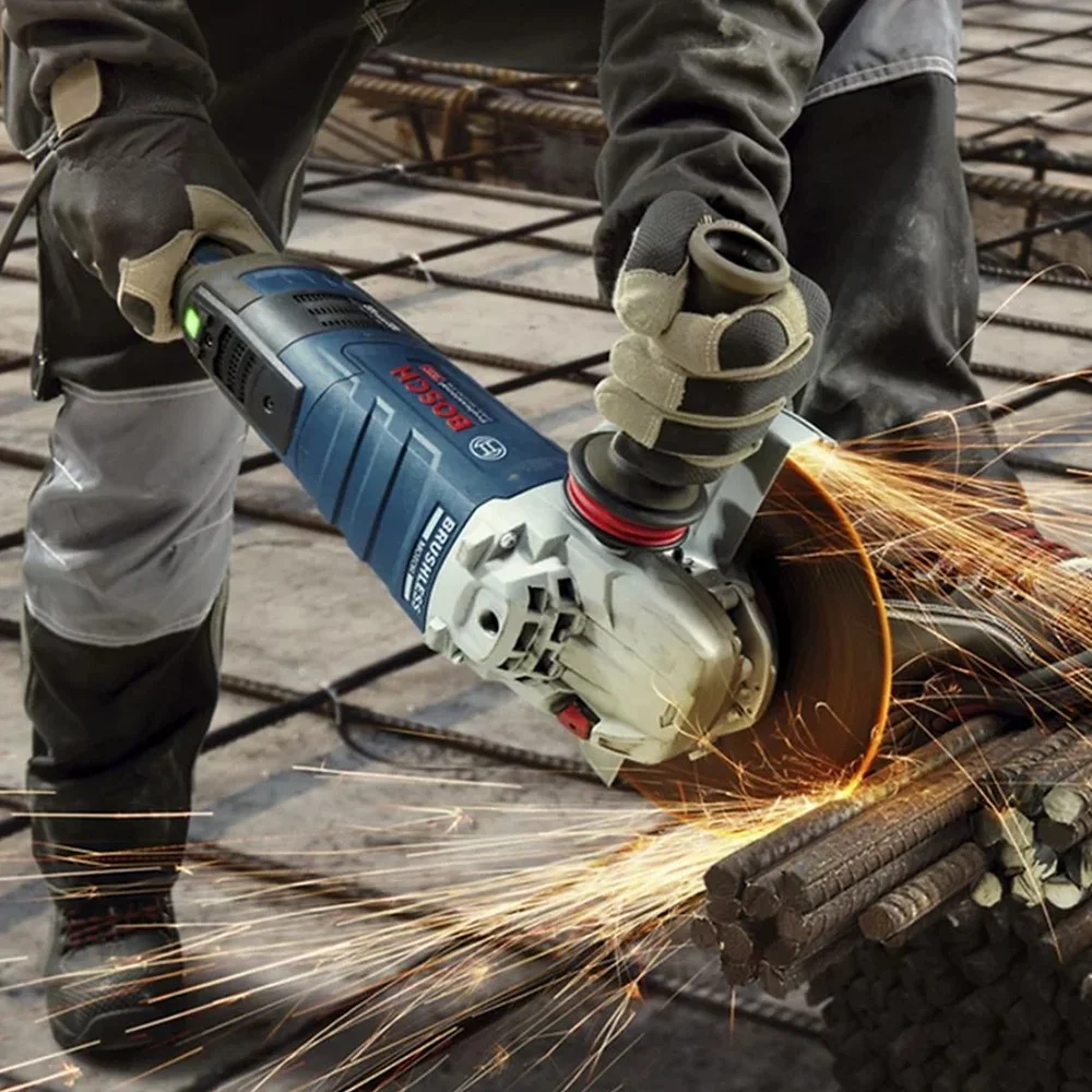 Esmerilhadeira Angular 6500RPM Brushless Funcao Homem Morto 9" 220V 2800W Bosch GWS 30-230PB