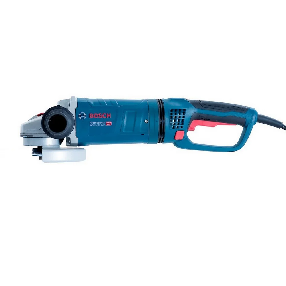 Esmerilhadeira Angular 8500RPM Funcao Homem Morto Punho Fechado Giratorio 7" 220V 2500W Bosch GWS 25-180LVI R