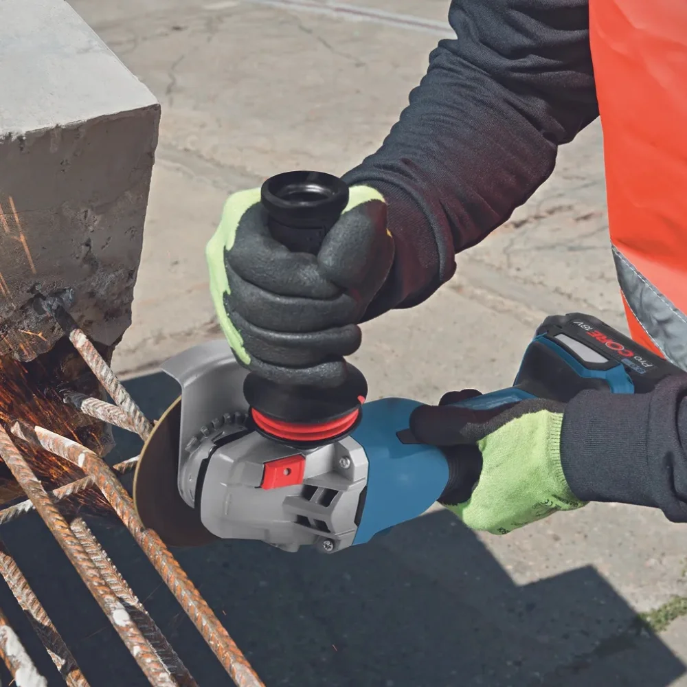 Esmerilhadeira Angular a Bateria 18V Brushless Biturbo Sem Carregador e Bateria 4.1/2"-5" Bosch GWS18V-15C