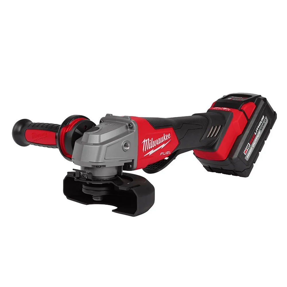 Esmerilhadeira Angular a Bateria 18V Brushless com Bolsa Carregador 2 Baterias 6AH 4.1/2"-5" 220V Milwaukee 2880-259N