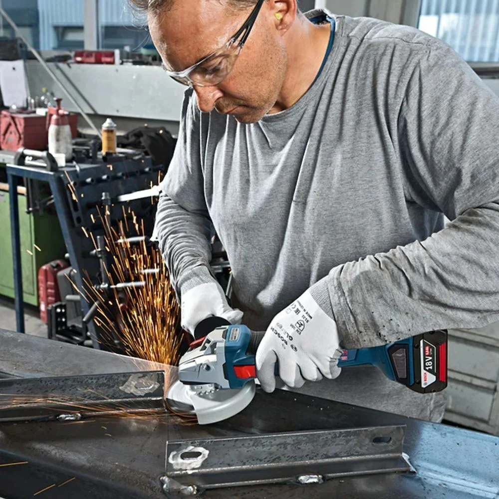 Esmerilhadeira Angular a Bateria 18V Brushless Sem Carregador e Bateria 5" Bosch GWS 18V-10