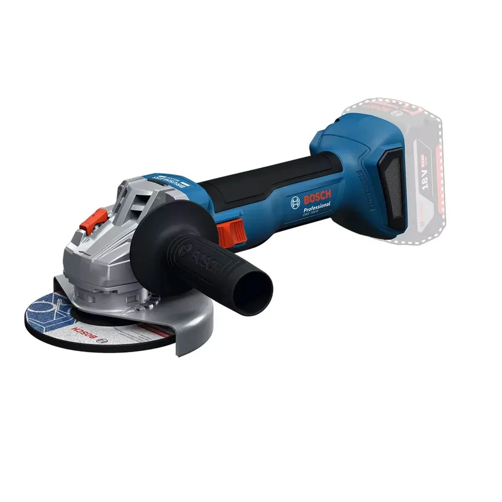 Esmerilhadeira Angular a Bateria 18V Brushless Sem Carregador e Bateria 5" Bosch GWS 18V-8