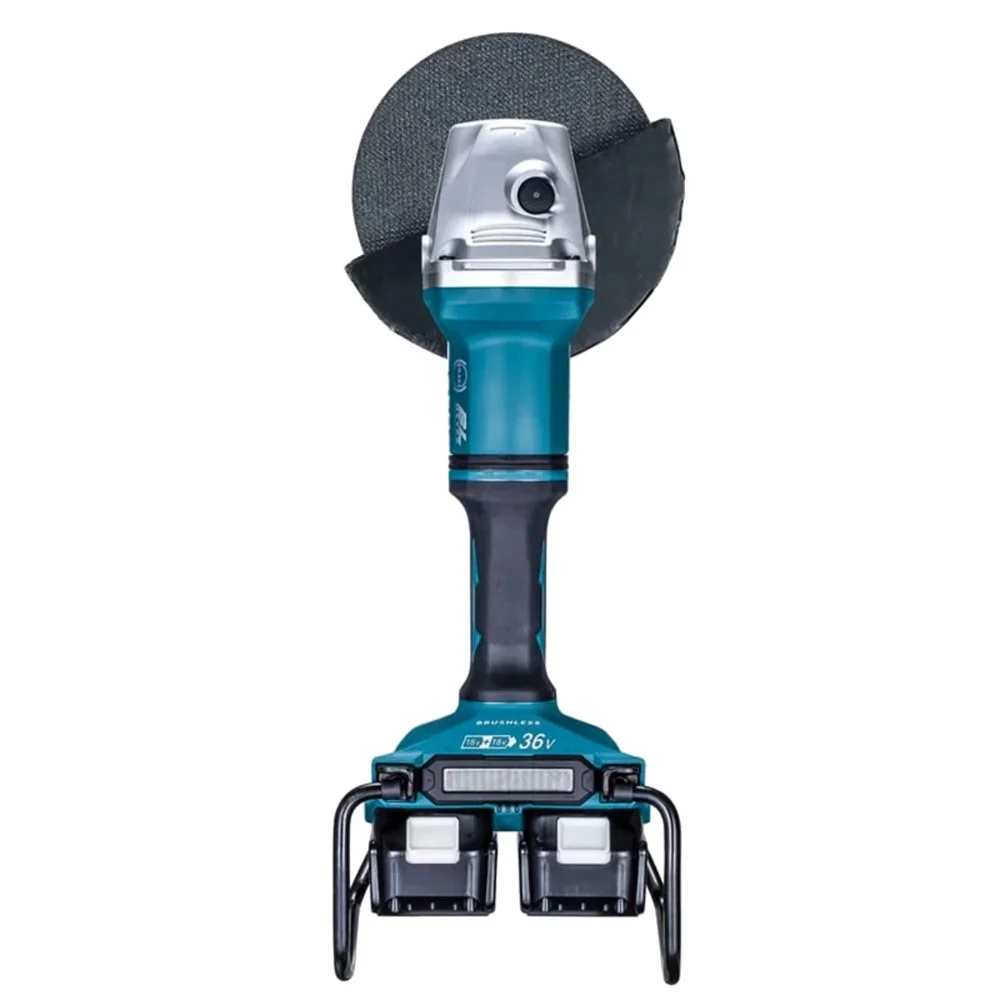 Esmerilhadeira Angular a Bateria 36V Brushless Maleta Carregador Duplo e 2 Baterias 5AH 7" 220V Makita DGA700PT2