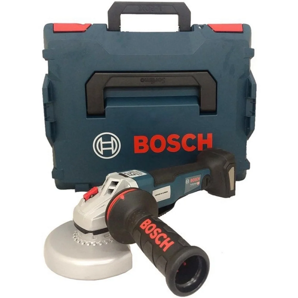 Esmerilhadeira Angular a Bateria 18V Brushless com Maleta Sem Carregador e Bateria 5" Bosch GWS 18V-10PC