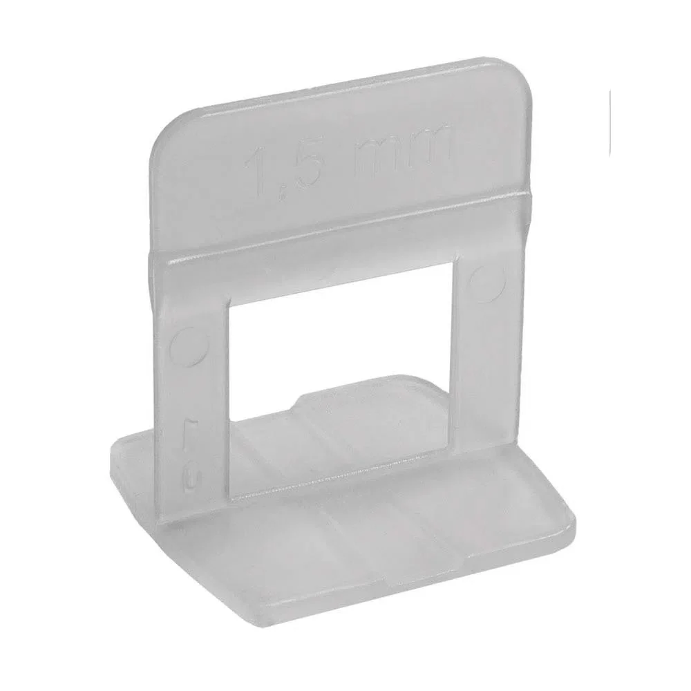 Espacador Nivelador Piso e Revestimento 50pcs Tradicional Transparente 2MM Cortag 61296