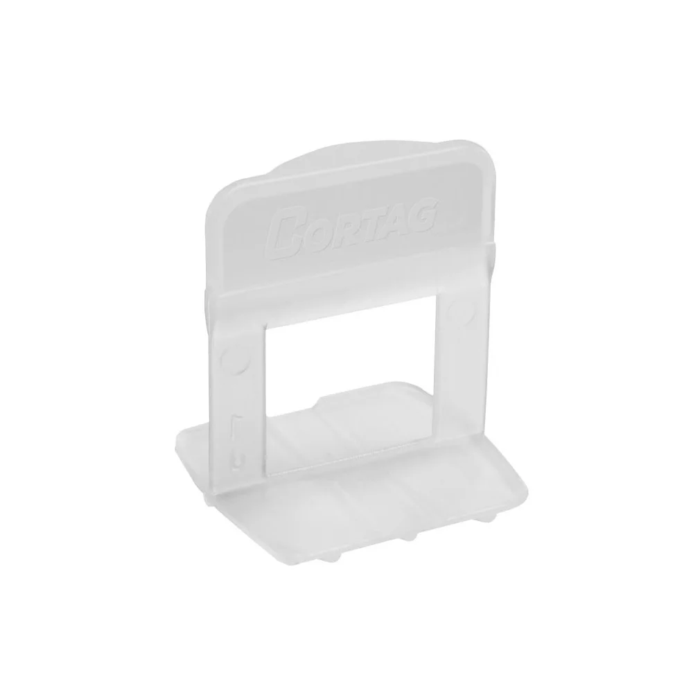 Espacador Nivelador Piso e Revestimento 500pcs Tradicional Transparente 2MM Cortag 62410