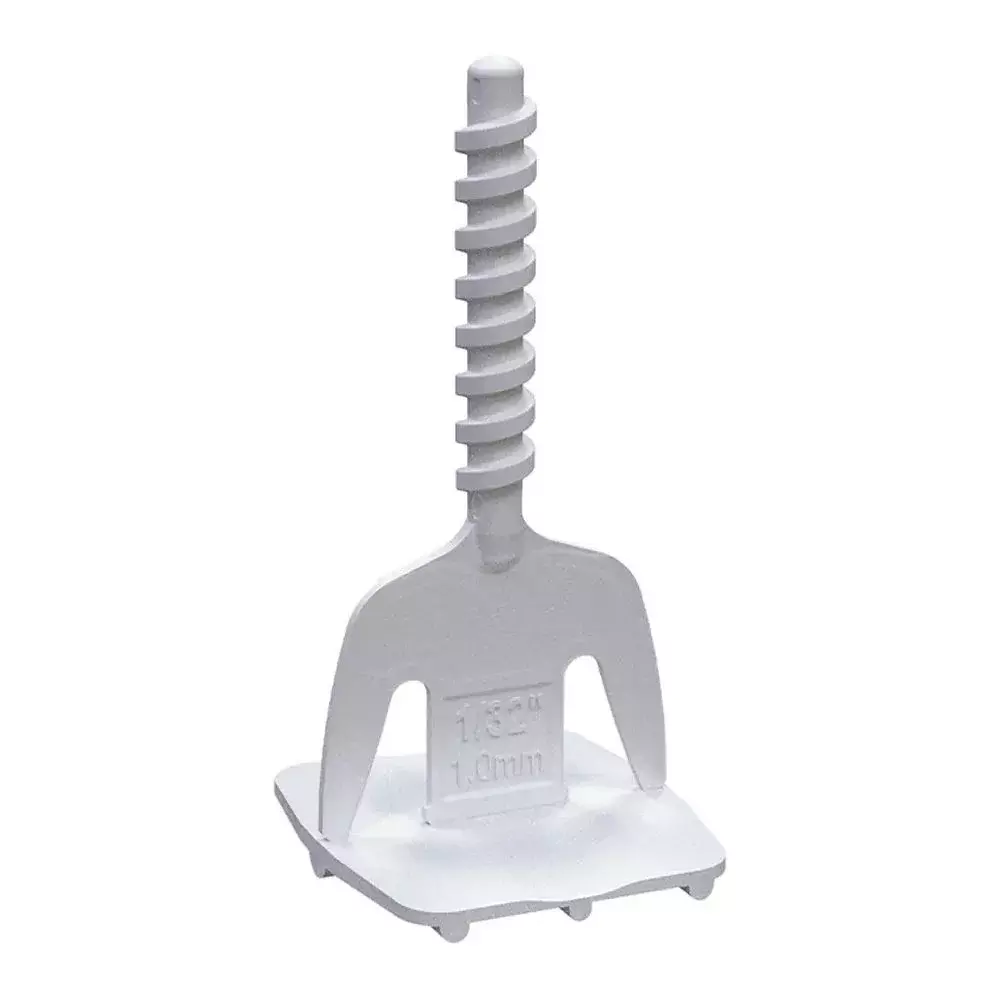 Espacador Nivelador Piso e Revestimento 50pcs Esay Spin 1MM Cortag 62592