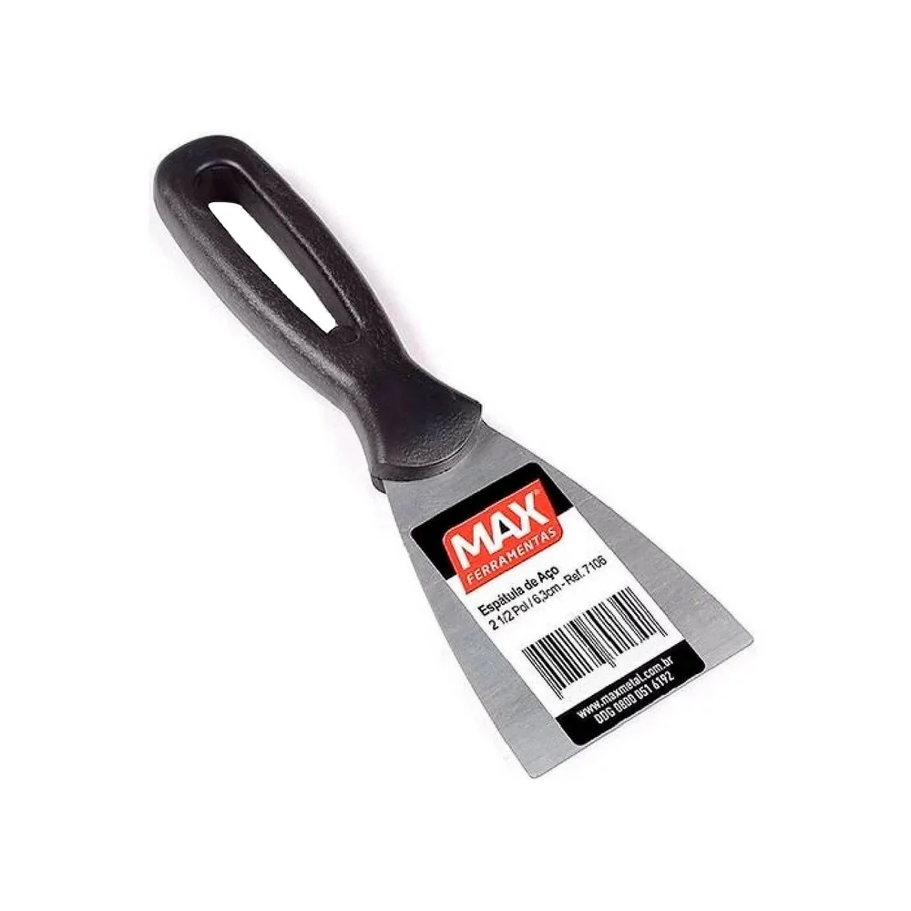 Espatula Massa Cabo Plastico 60MM Max 7106