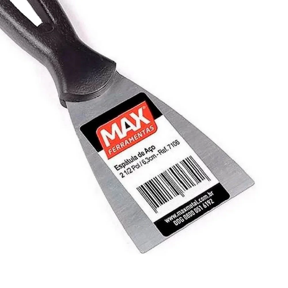 Espatula Massa Cabo Plastico 60MM Max 7106