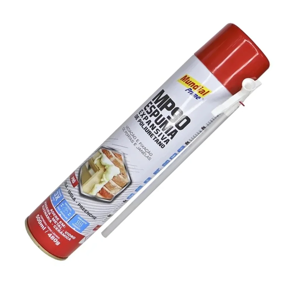 Espuma de Poliuretano Pro Spray 500ML Mundial Prime MP90