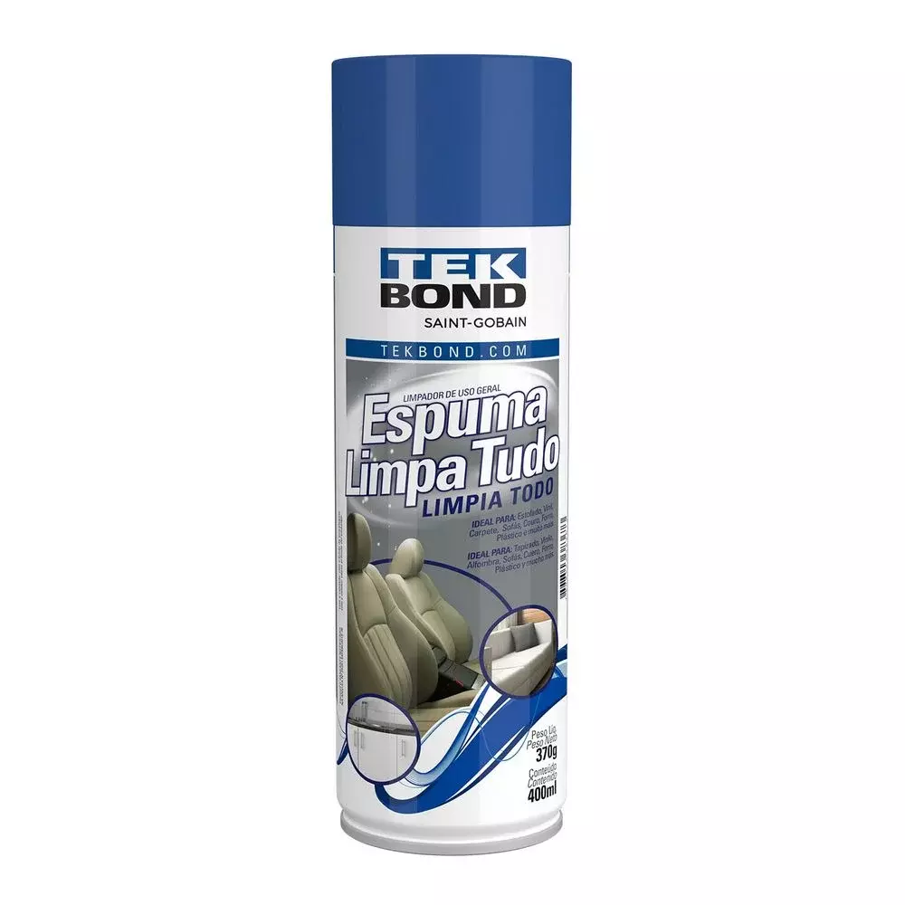 Espuma Limpa Tudo Uso Geral 400ML-370G Tekbond 78072713042