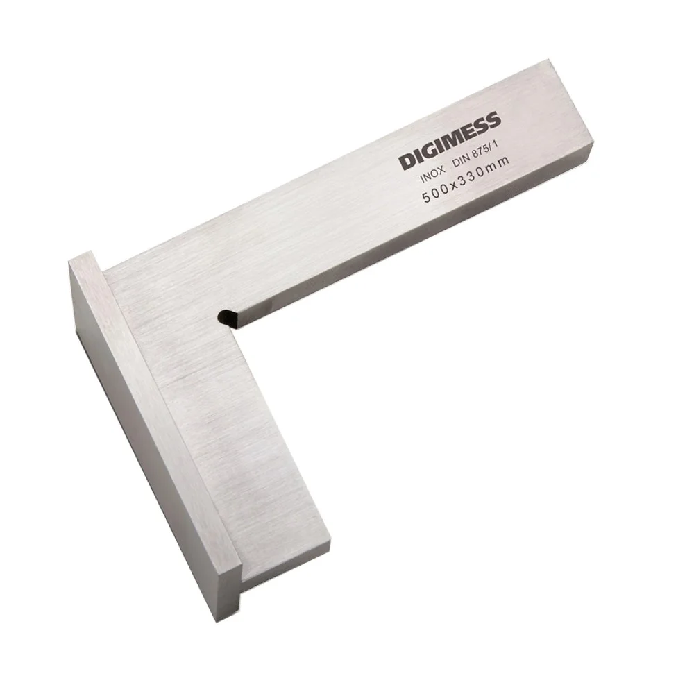 Esquadro de Precisao com Base Classe 1 INOX 500X330MM Digimess 170036