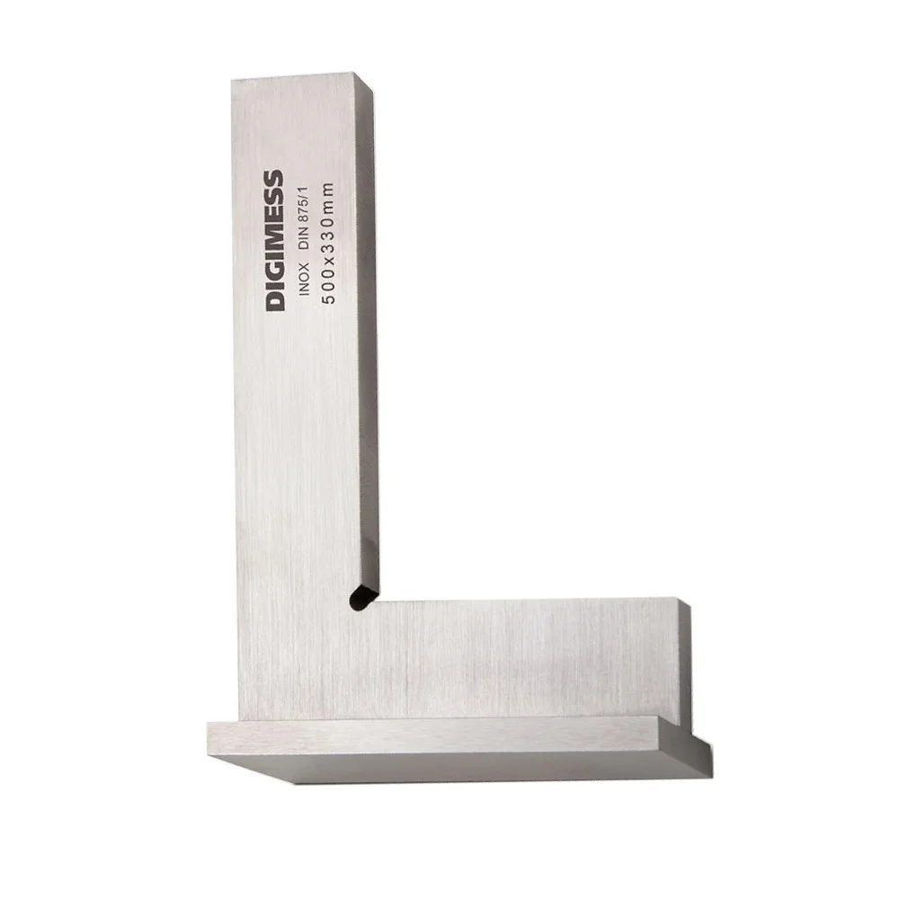Esquadro de Precisao com Base Classe 1 INOX 500X330MM Digimess 170036