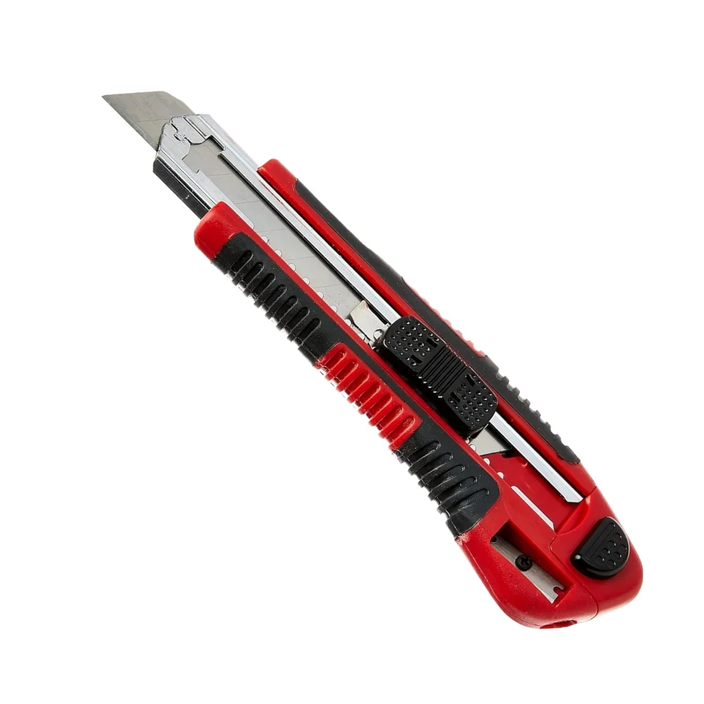 Estilete Retratil Largo Com 5 Laminas 18MM Gedore Red R93200018