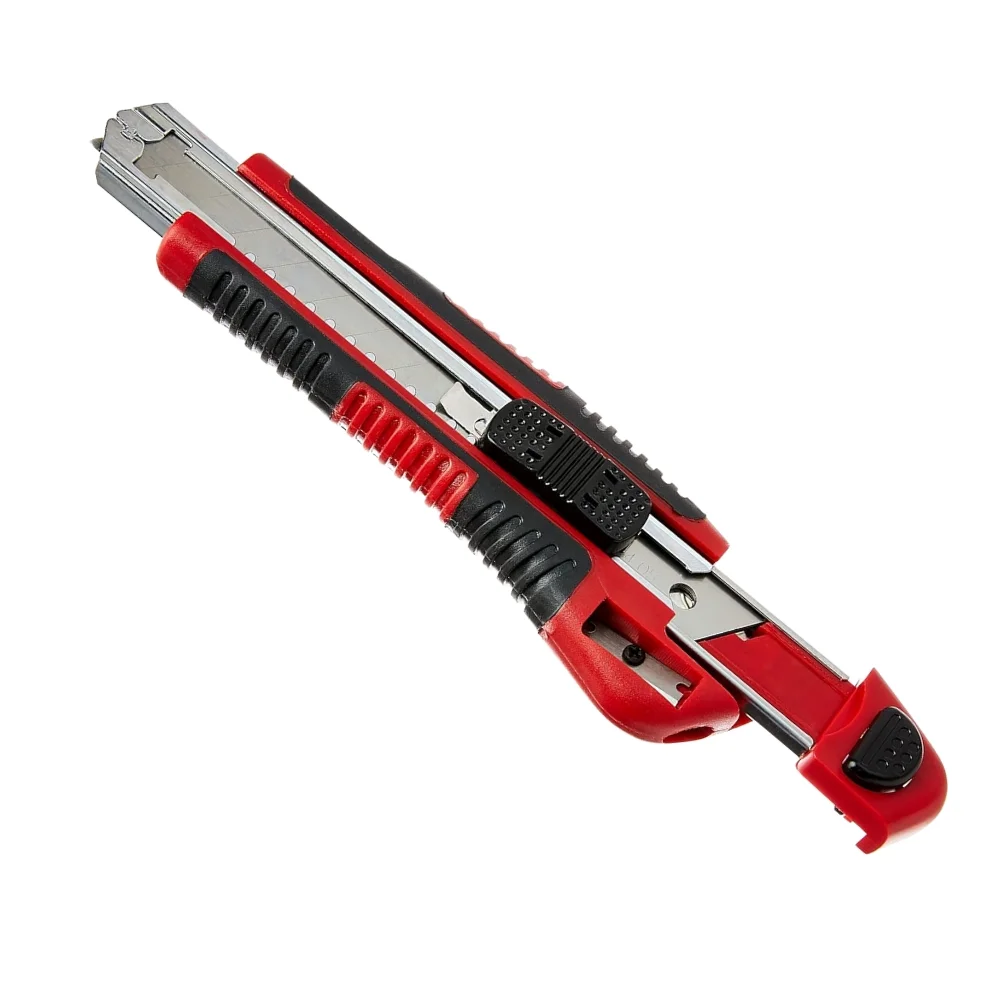 Estilete Retratil Largo Com 5 Laminas 18MM Gedore Red R93200018