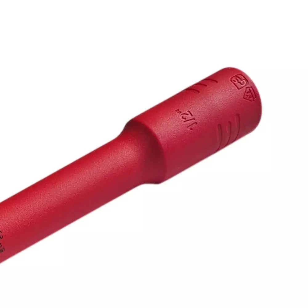 Extensao Isolada para Soquete 1000V VDE Encaixe 1/2" IEC60900 NR10 CRV 1/2X10" Noll 6820001