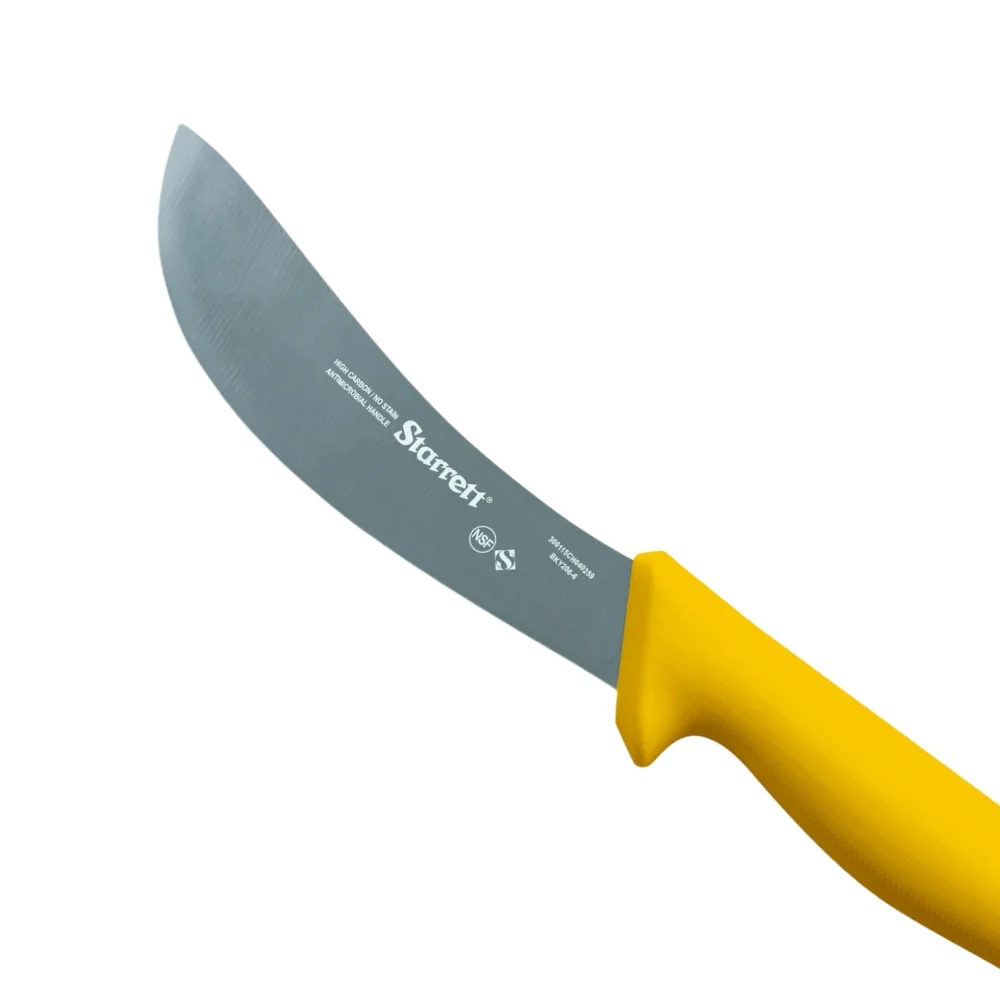 Faca de Refile Aereo Curva Estreita Profissional Cabo Amarelo INOX 6" Starrett BKY206-6