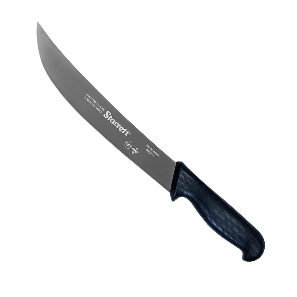 Faca de Refile Aereo Curva Larga Profissional Cabo Preto INOX 10" Starrett BKB205-10
