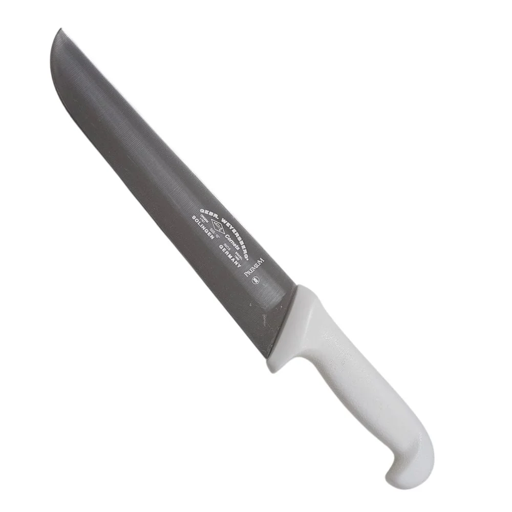 Faca de Refile Aereo Reta Larga Premim Cabo Branco INOX 10" Corneta 7555510