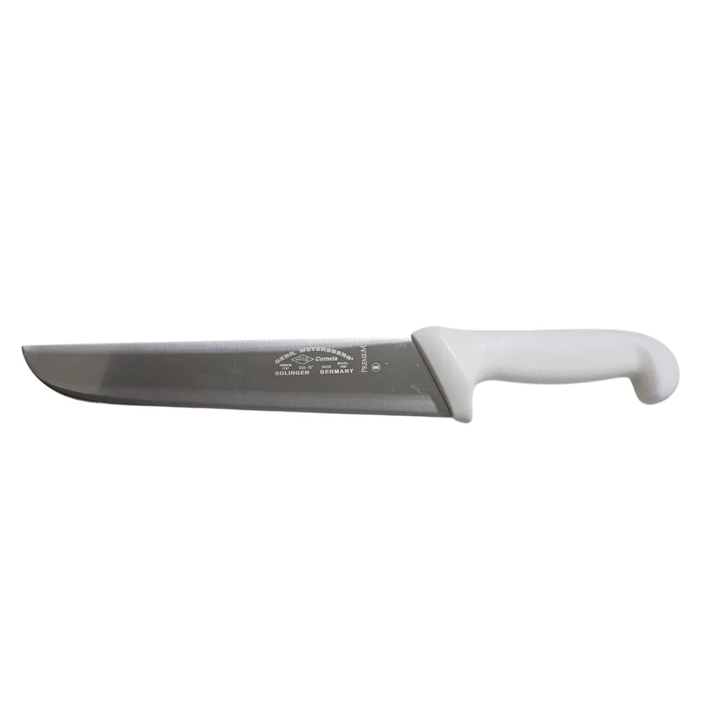 Faca de Refile Aereo Reta Larga Premim Cabo Branco INOX 10" Corneta 7555510