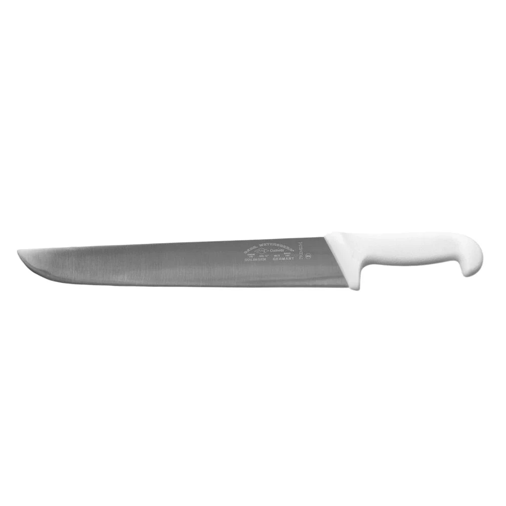 Faca de Refile Aereo Reta Larga Premium Cabo Branco INOX 12" Corneta 7555512