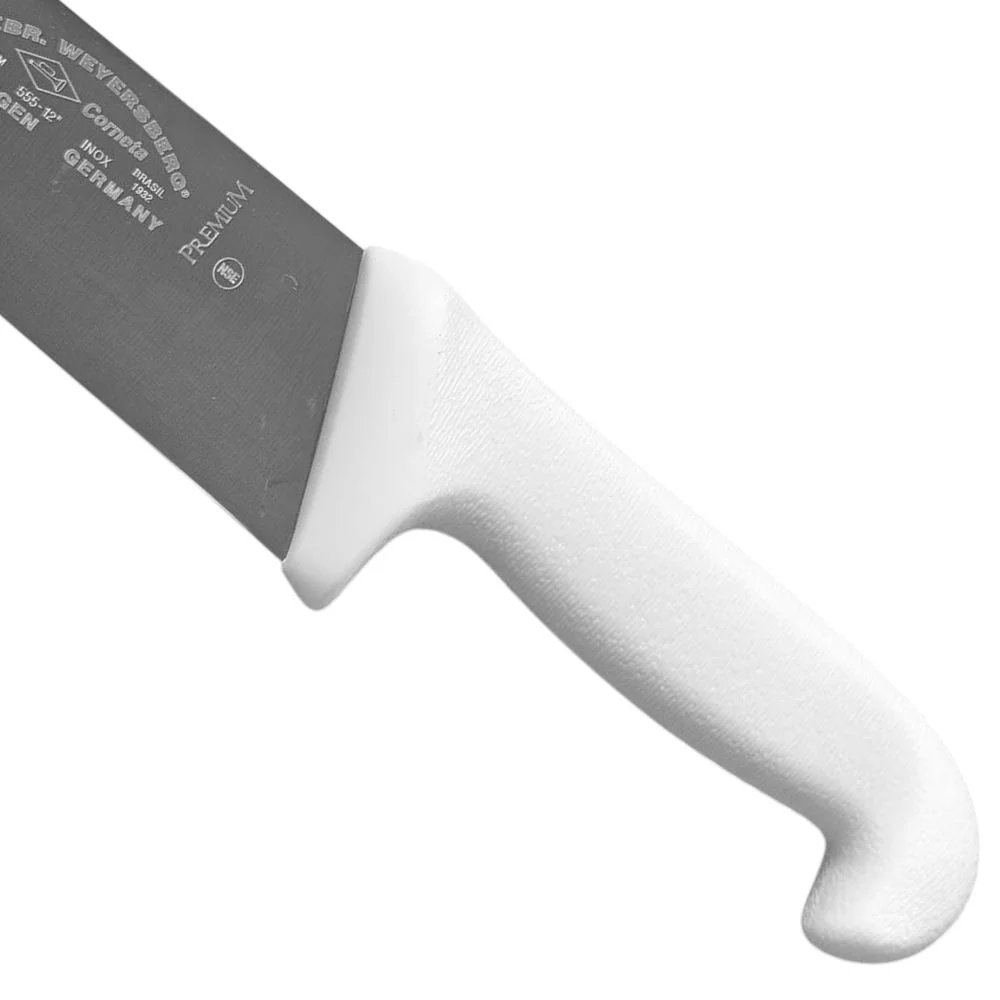 Faca de Refile Aereo Reta Larga Premium Cabo Branco INOX 12" Corneta 7555512
