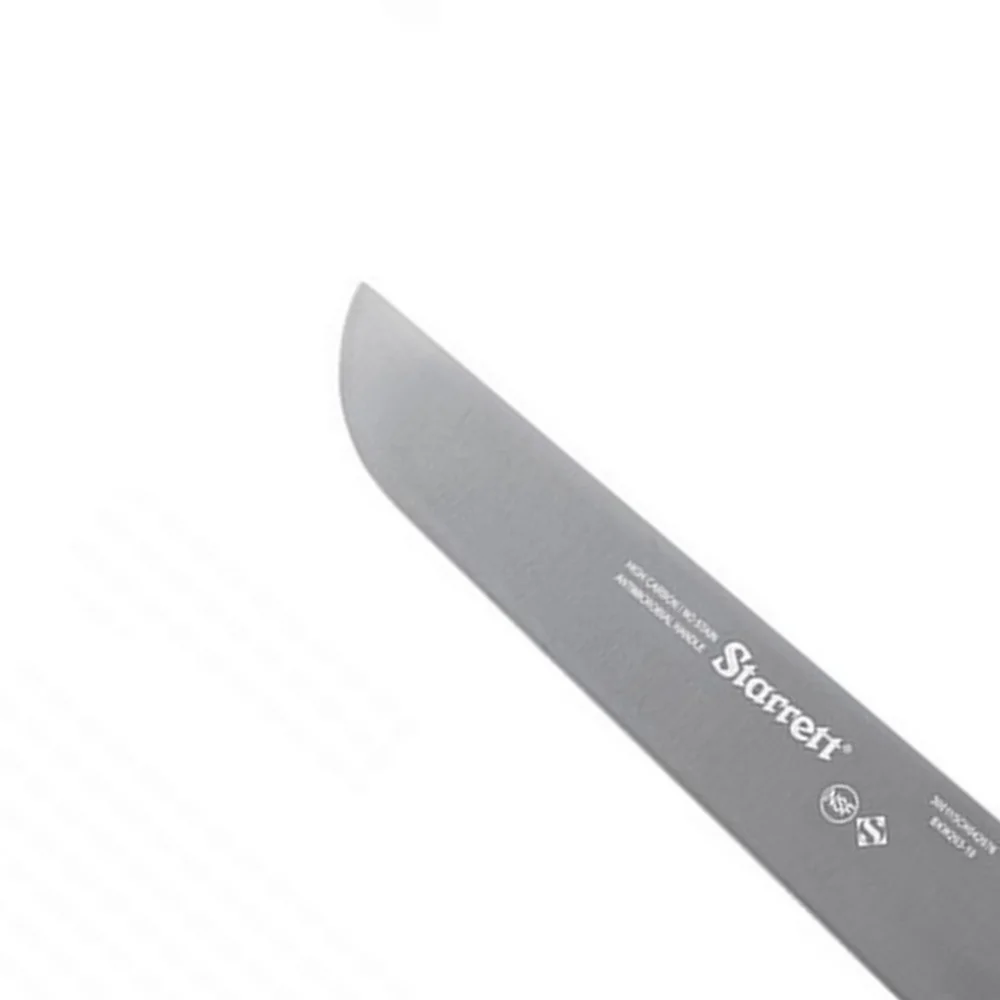 Faca de Refile Aereo Reta Larga Profissional Cabo Amarelo INOX 10" Starrett BKY203-10
