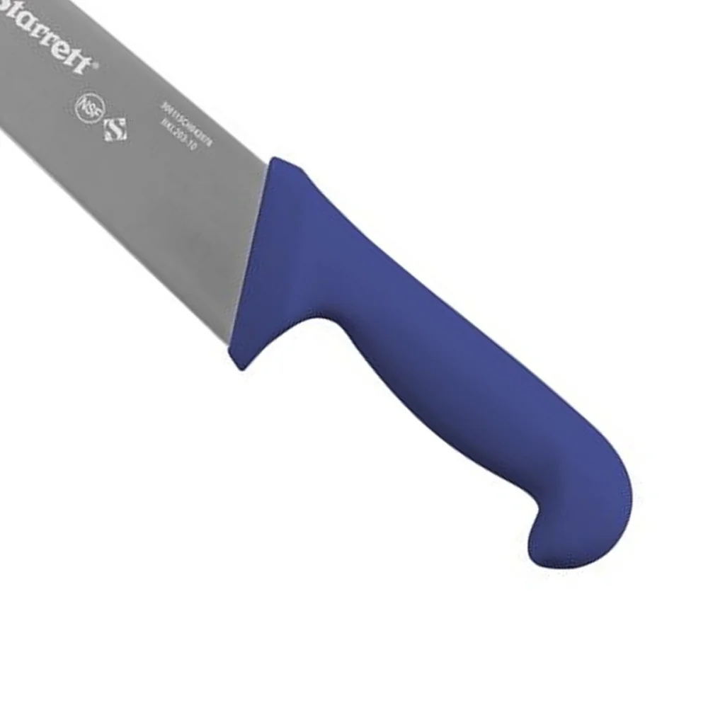 Faca de Refile Aereo Reta Larga Profissional Cabo Azul INOX 10" Starrett BKL203-10