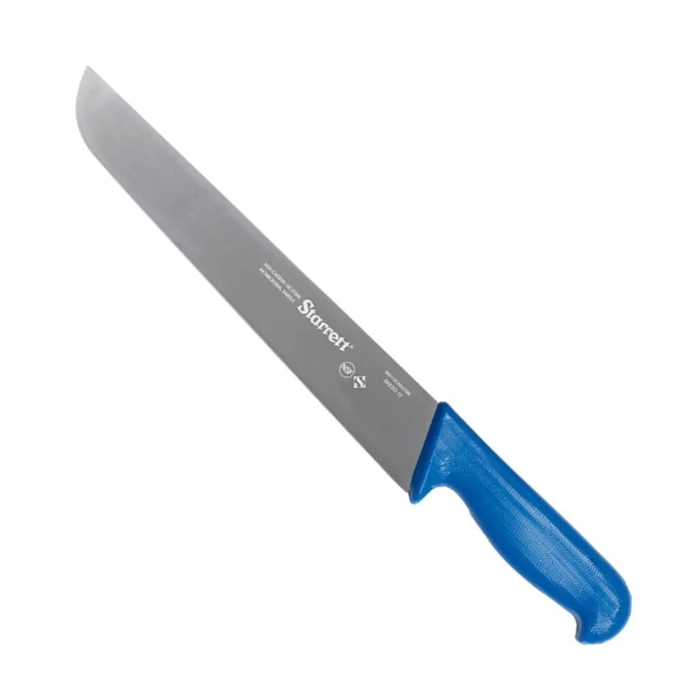 Faca de Refile Aereo Reta Larga Profissional Cabo Azul INOX 12" Starrett BKL203-12