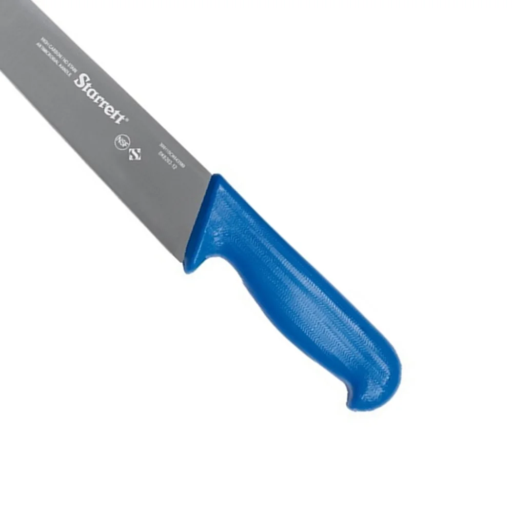 Faca de Refile Aereo Reta Larga Profissional Cabo Azul INOX 12" Starrett BKL203-12