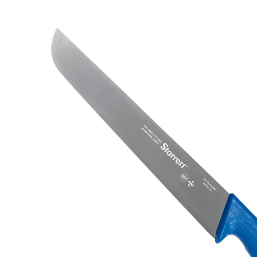 Faca de Refile Aereo Reta Larga Profissional Cabo Azul INOX 12" Starrett BKL203-12
