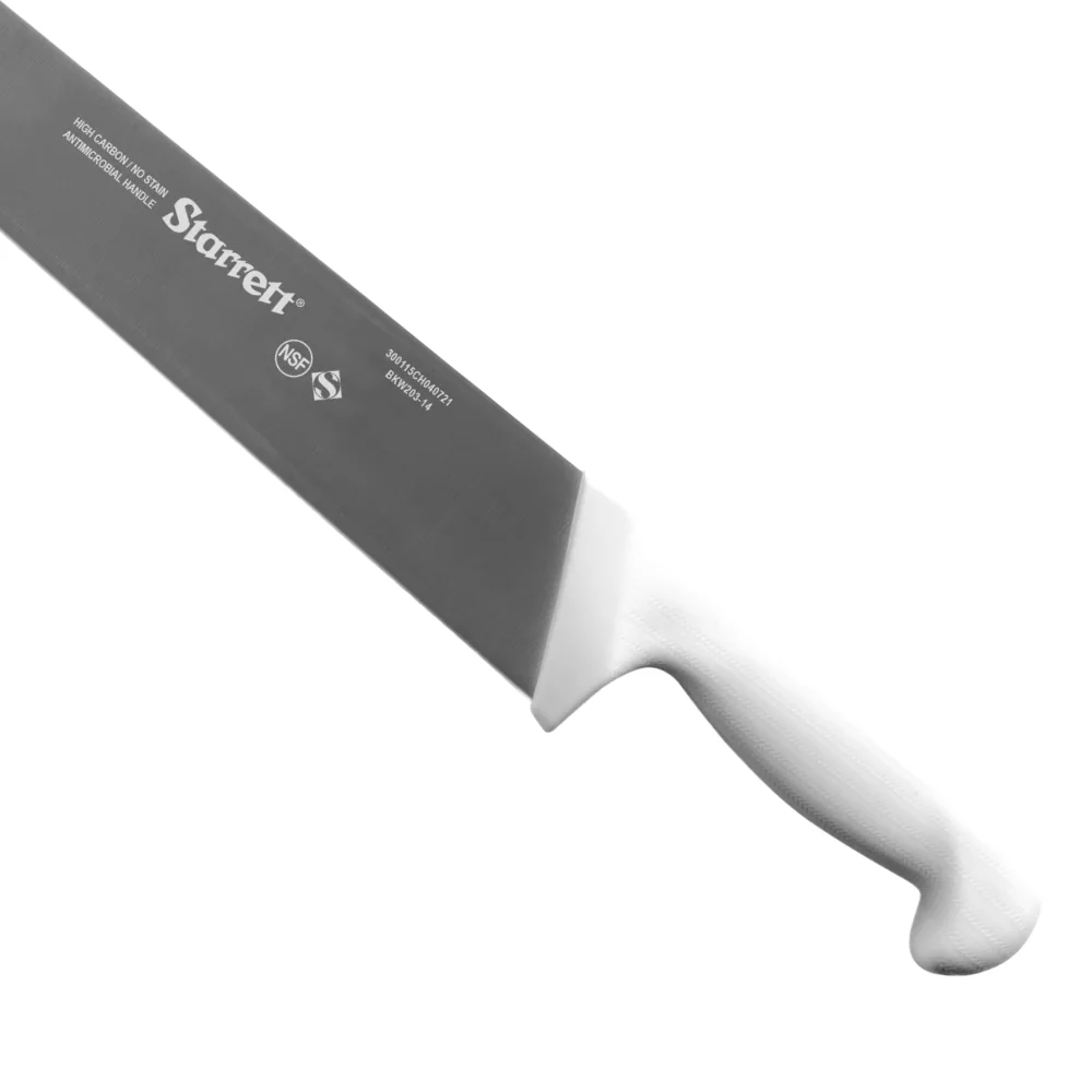 Faca de Refile Aereo Reta Larga Profissional Cabo Branco INOX 14" Starrett BKW203-14