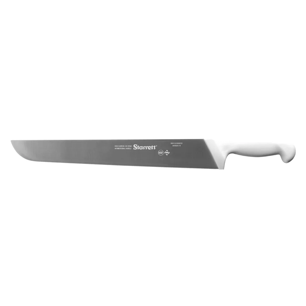 Faca de Refile Aereo Reta Larga Profissional Cabo Branco INOX 14" Starrett BKW203-14